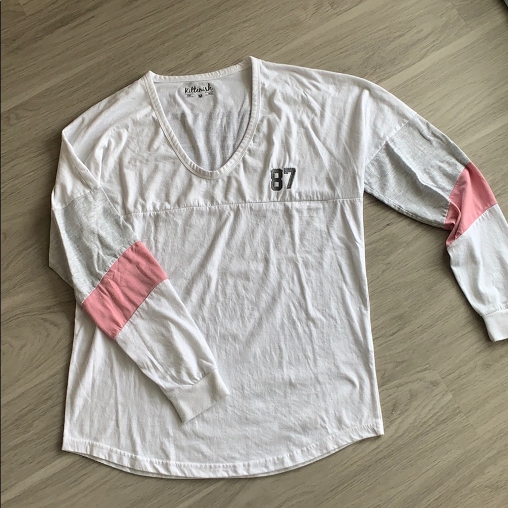 Kittenish Varsity Top
